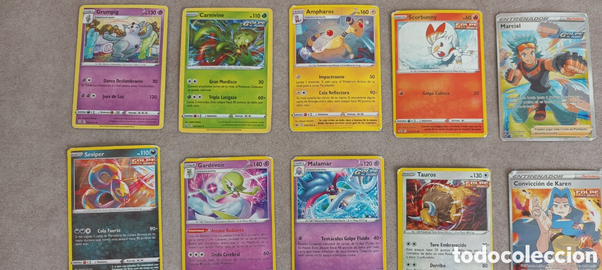 Barajas de cartas: Lote de 28 cartas POKEMON - Foto 4