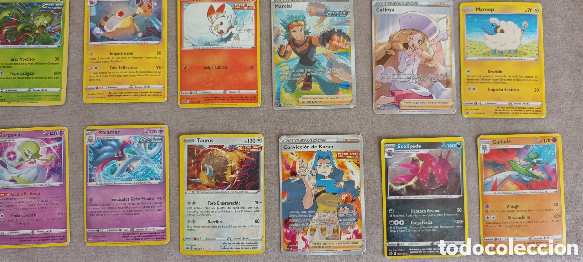 Barajas de cartas: Lote de 28 cartas POKEMON - Foto 5