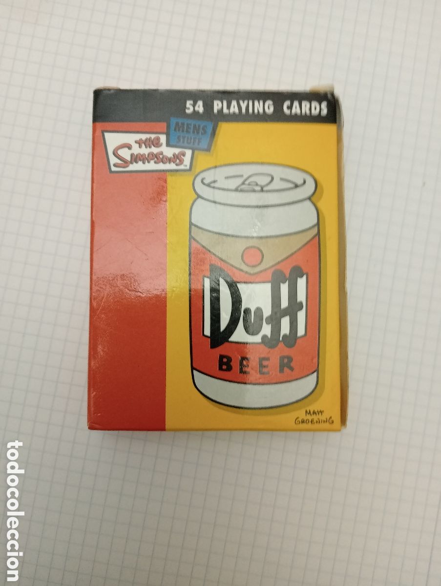 Barajas de cartas: Baraja de cartas Los Simpsons