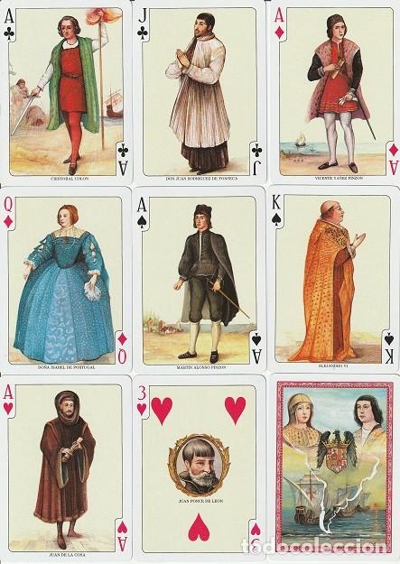 Jeux de cartes: BARAJAS POKER V CENTENARIO DESCUBRIMIENTO DE AMERICA