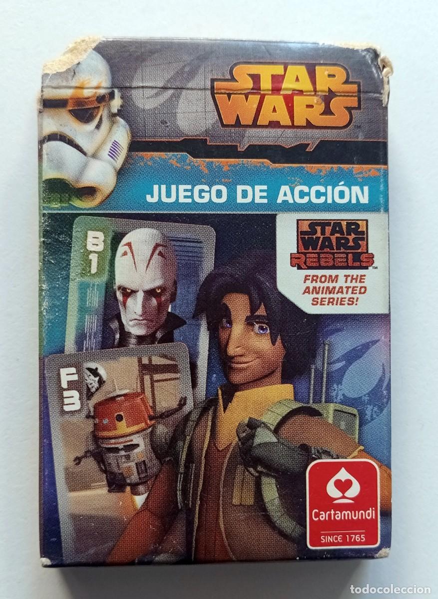 Barajas de cartas: BARAJA DE CARTAS INFANTIL STAR WARS JUEGO DE ACCION