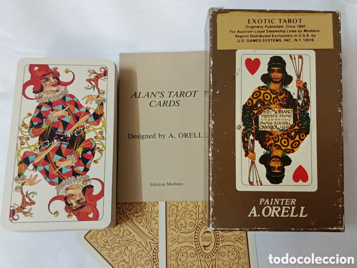 Barajas de cartas: BARAJA DE TAROT VINTAGE DE ALAN
