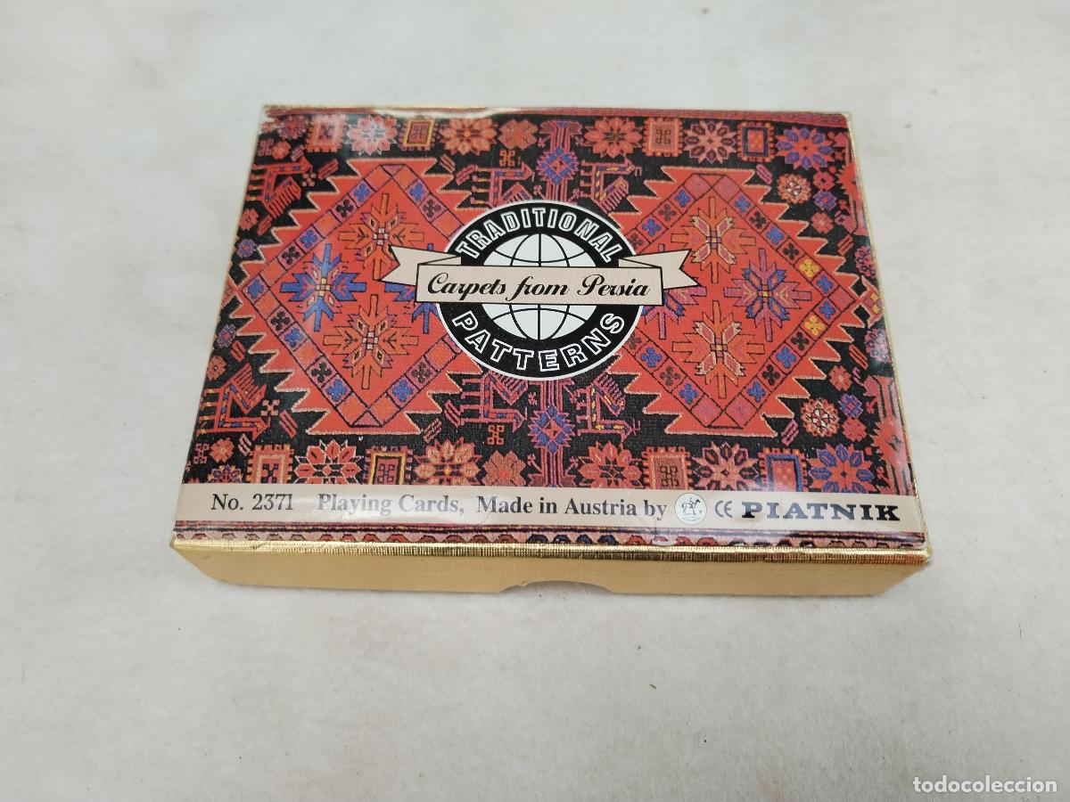 Barajas de cartas: baraja poker carpets from persia, made in austria - c189