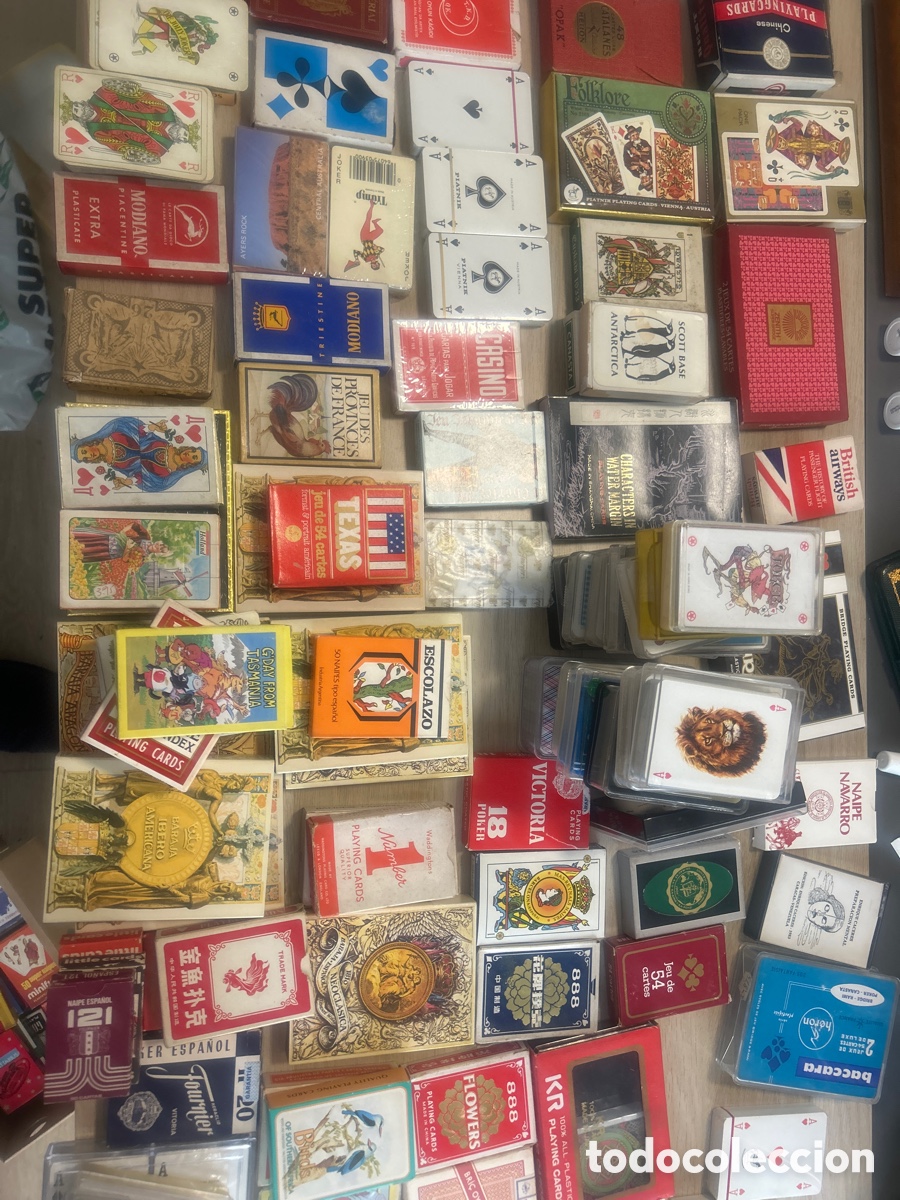 Barajas de cartas: Colecci&oacute;n de cartas de poker vintage