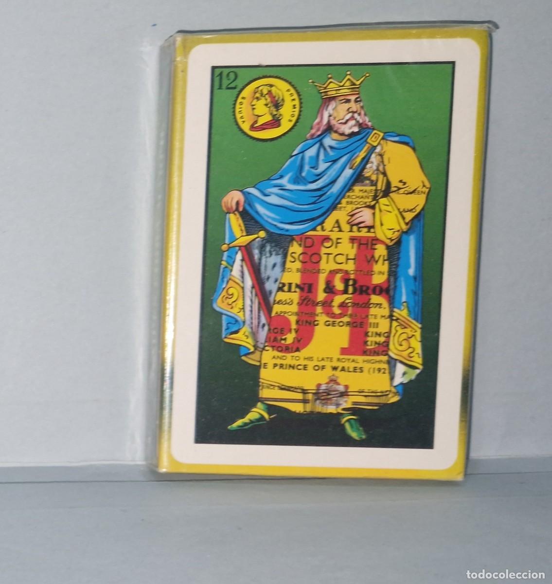 Barajas de cartas: Baraja Espa&ntilde;ola. Fournier. Publicidad JB Scotch Whisky (precintada)
