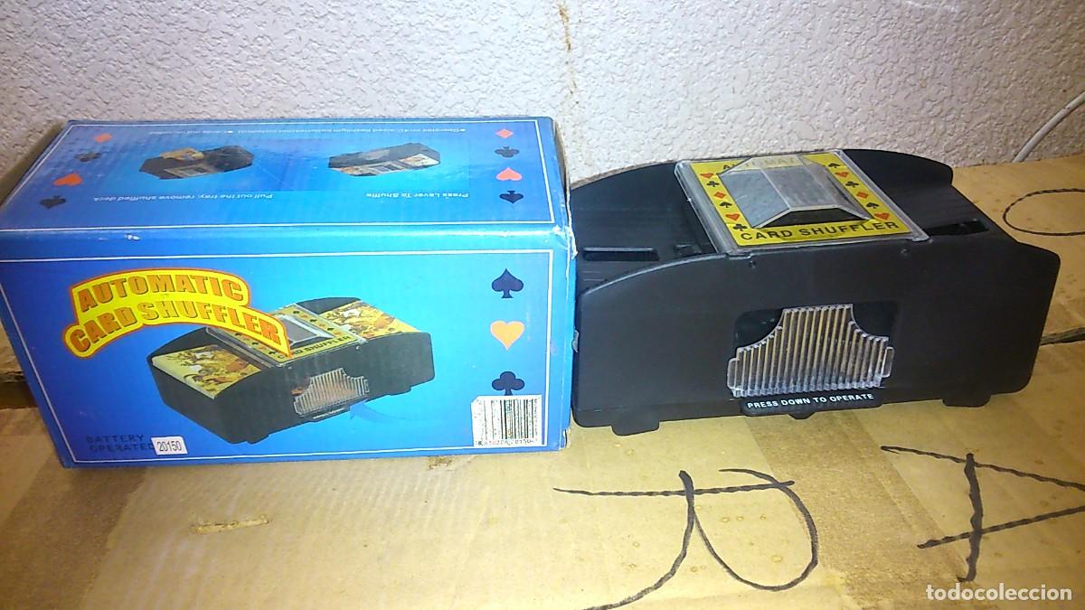 Barajas de cartas: BARAJADOR DE CARTAS AUTOM&Aacute;TICO NEGRO PARA 2 BARAJAS VIDAL XL