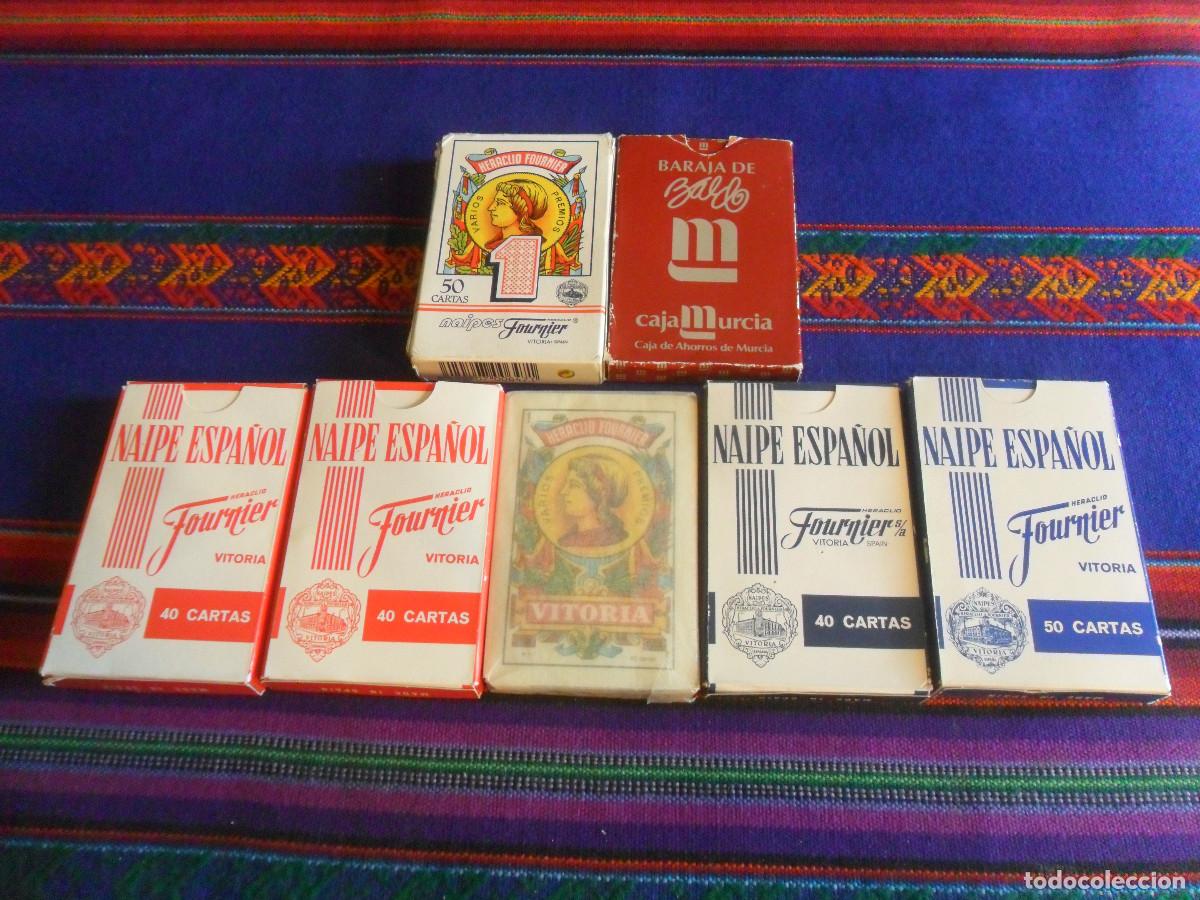 Barajas de cartas: BARAJA FOURNIER CAJA MURCIA, F, RENAULT VEH&Iacute;CULOS INDUSTRIALES, MERCEDES BENZ, ALFE, BALDO, 3M SALUD