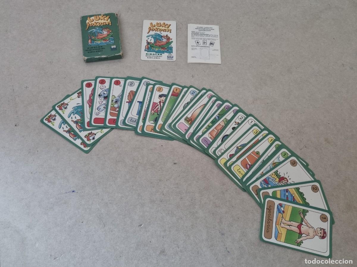 Barajas de cartas: Juegobde cartas Luki Jokoan de Fournier completo Juego de cartas en euskera