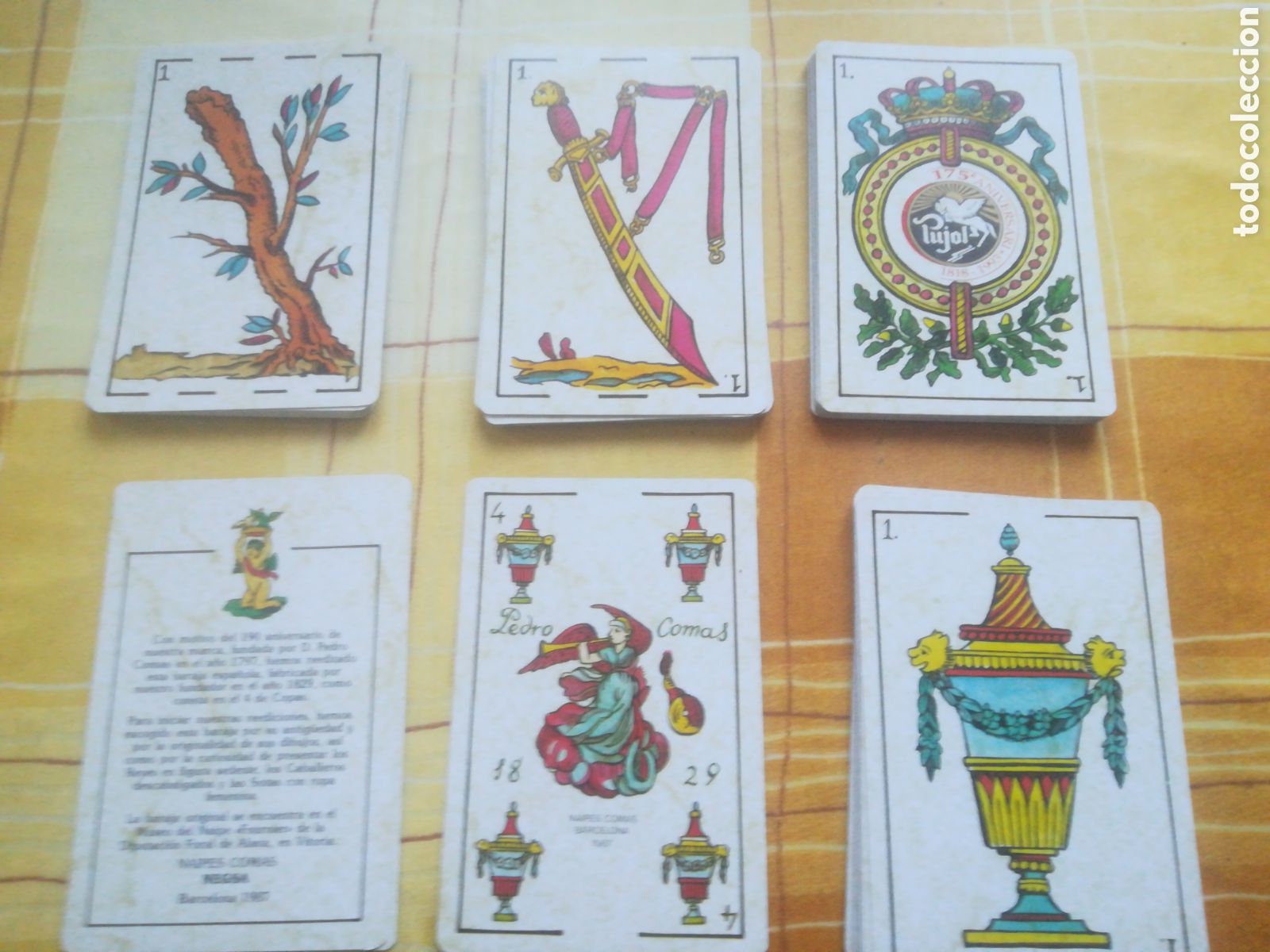Barajas de cartas: Baraja aniversario de Comas.