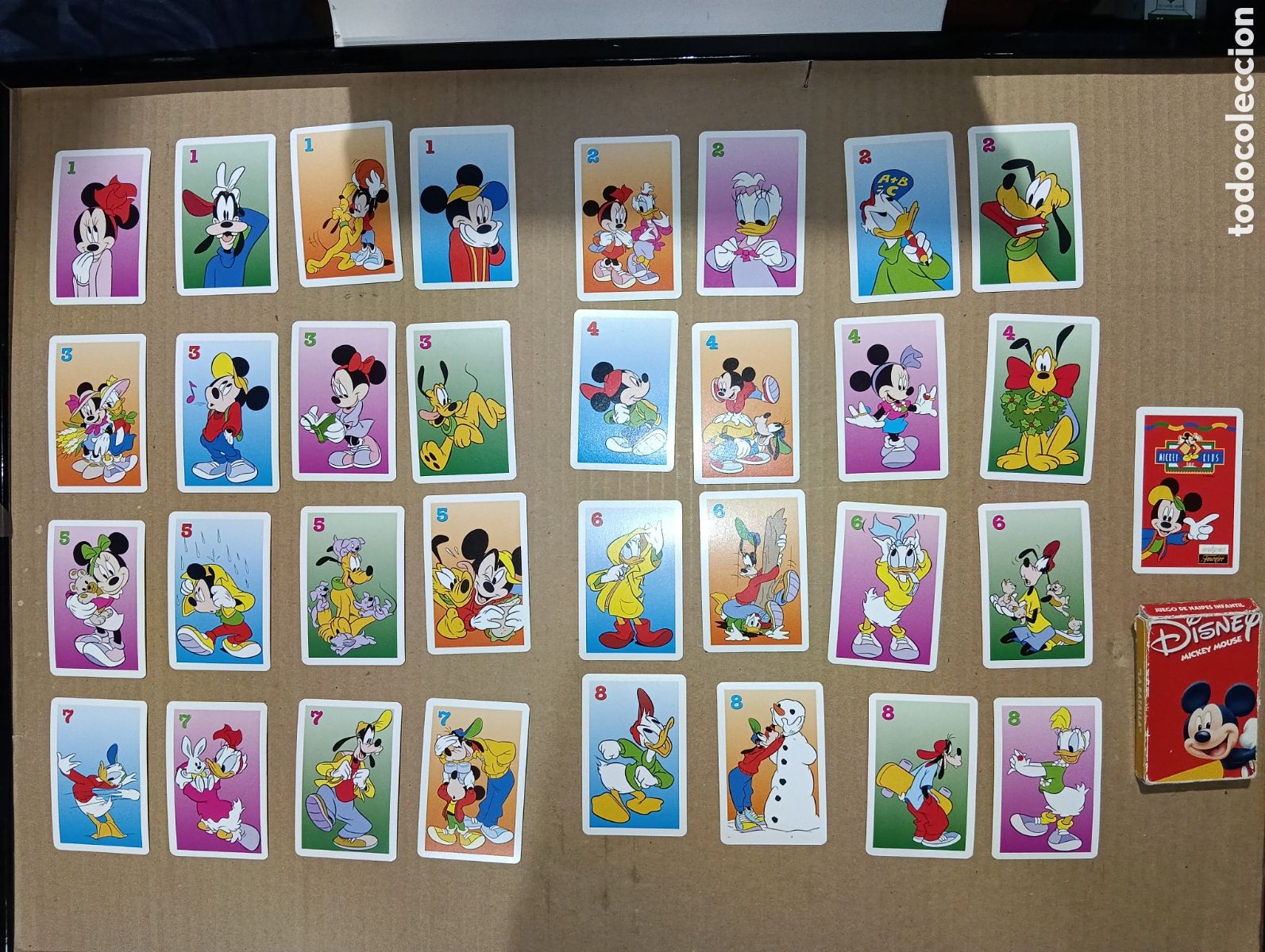 Barajas de cartas: BARAJA FOURNIER MICKEY MOUSE DISNEY COMPLETA CAJA
