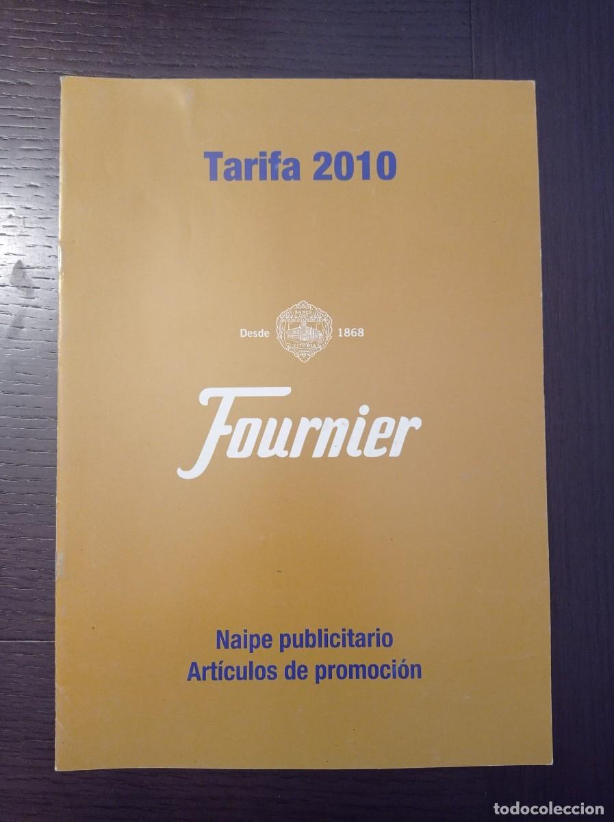 Barajas de cartas: CAT&Aacute;LOGO DE TARIFAS. HERACLIO FOURNIER. BARAJAS. NAIPES. CALENDARIOS. ACCESORIOS. A&Ntilde;O 2010