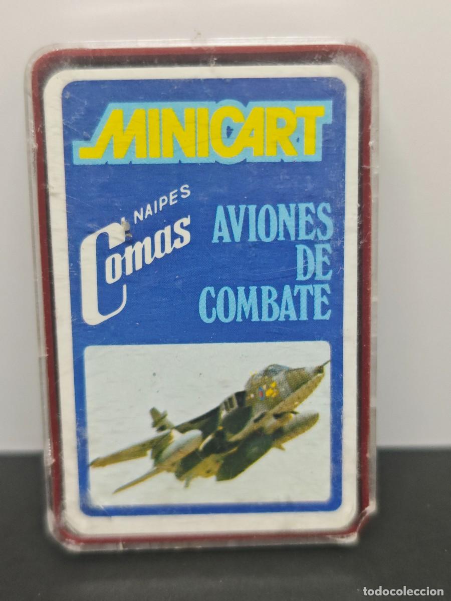 Barajas de cartas: BARAJA CARTAS MINI MINIXART AVIONES DE COMBATE COMAS SIN ESTRENAR