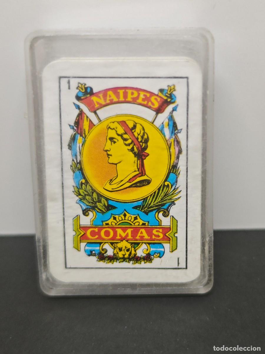 Barajas de cartas: BARAJA CARTAS MINI BARAJA ESPA&Ntilde;OLA NAIPES COMAS PUBLICIDAD LUCH VIAL