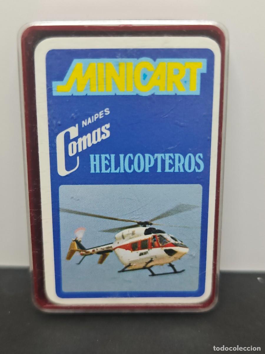 Barajas de cartas: BARAJA DE CARTAS MINI MINICART HELIPCOTEROS COMAS SIN ESTRENAR