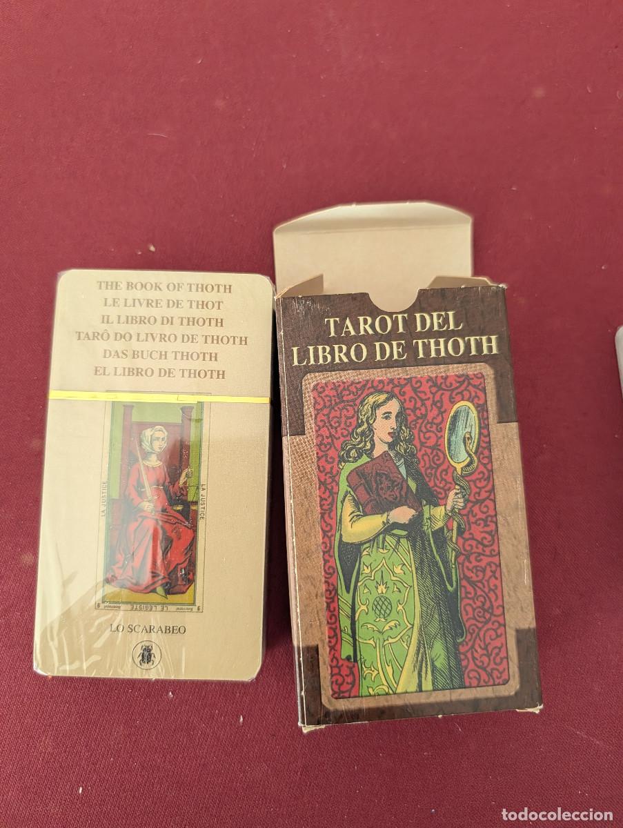 Barajas de cartas: TAROT DEL LIBRO DE THOTH - TAROT LO SCARABEO PRECINTADO