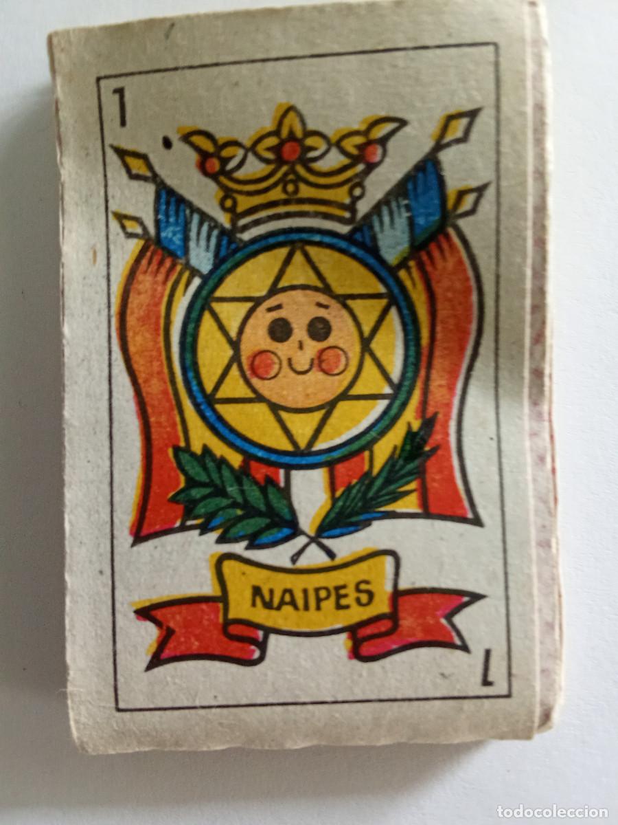 Barajas de cartas: Naipes mini baraja kiosko a&ntilde;os 70 completa sin uso