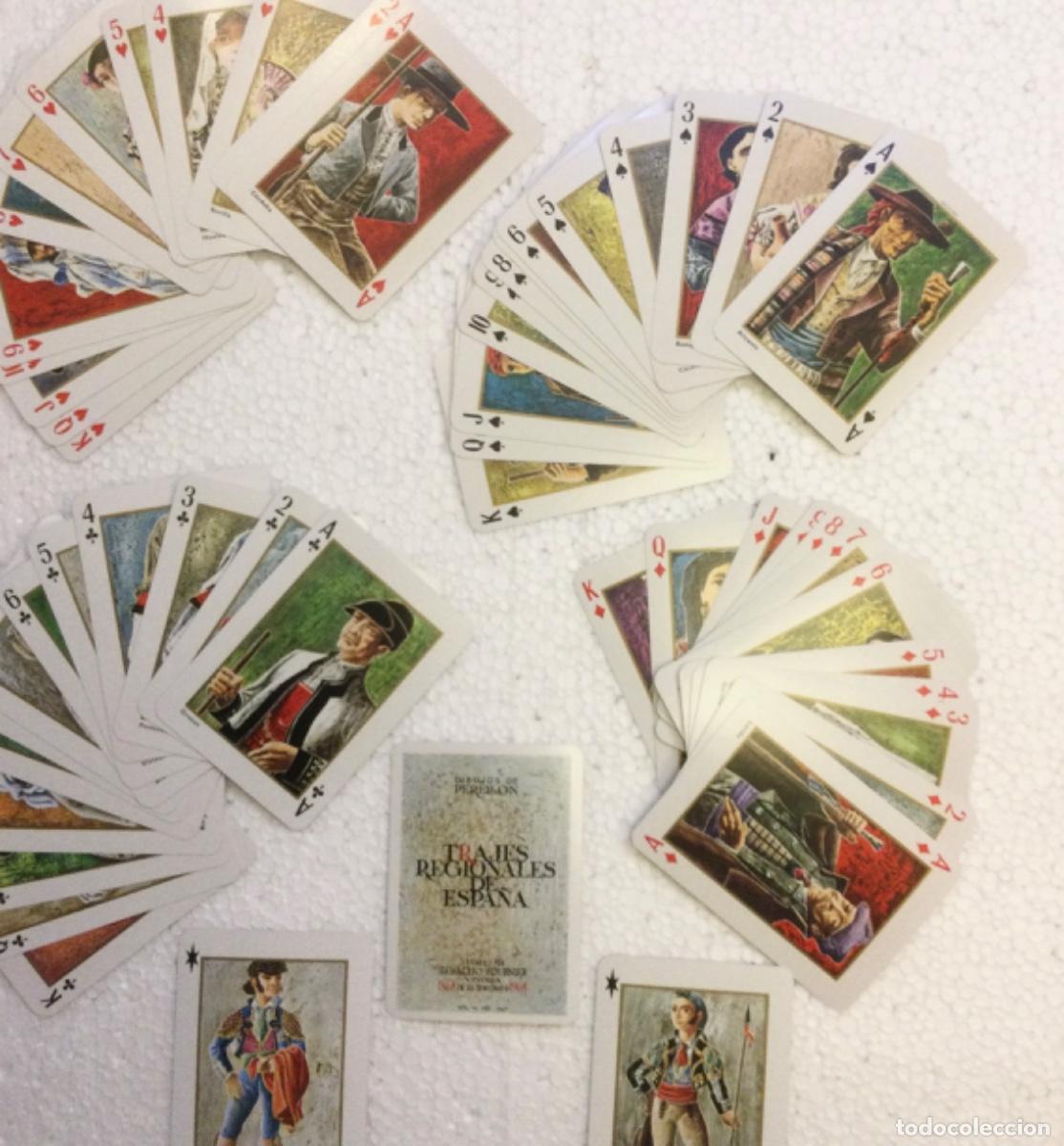 Barajas de cartas: Baraja de Naipes de Pocket Trajes Regionales de Espa&ntilde;a. A&ntilde;o 1968