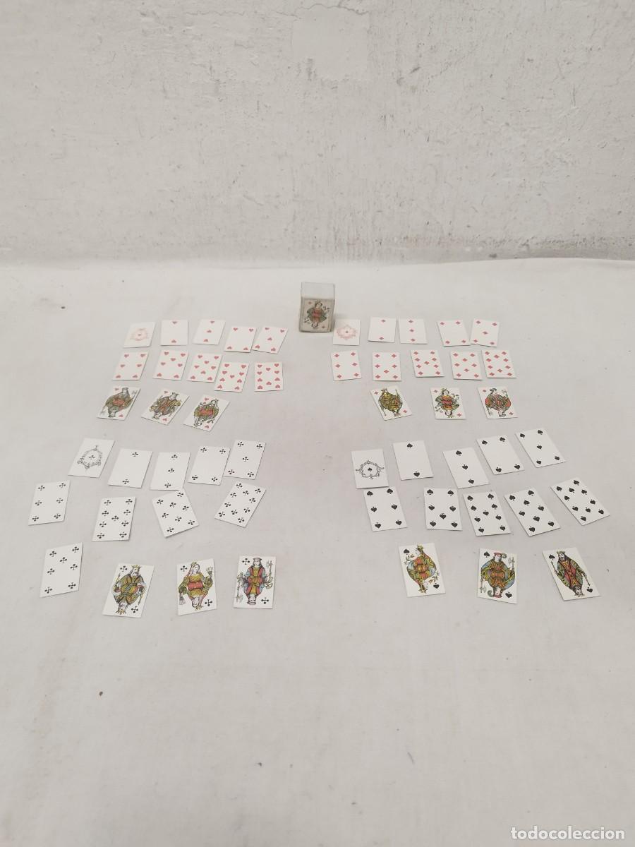 Barajas de cartas: Antigua baraja de cartas de poker en miniatura. Mulhouse c. Weizsaek H. Greiner Succ.