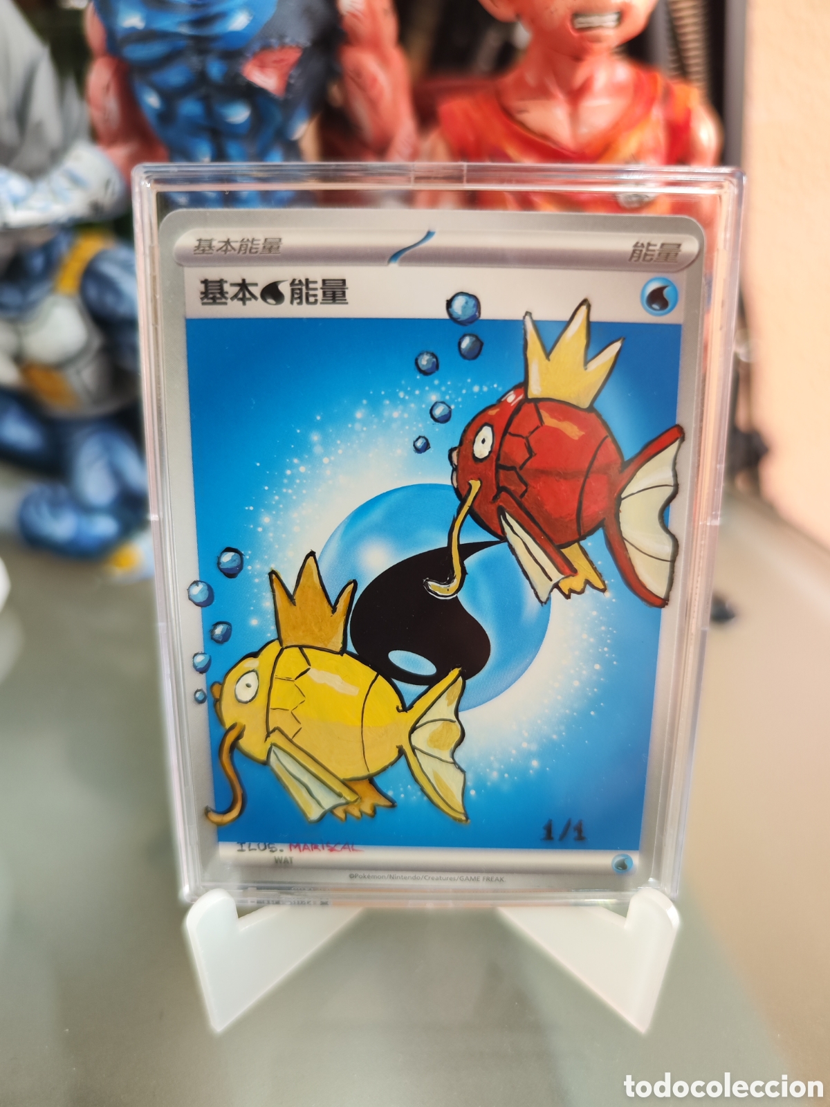 Barajas de cartas: Carta Pok&eacute;mon ilustrada a mano