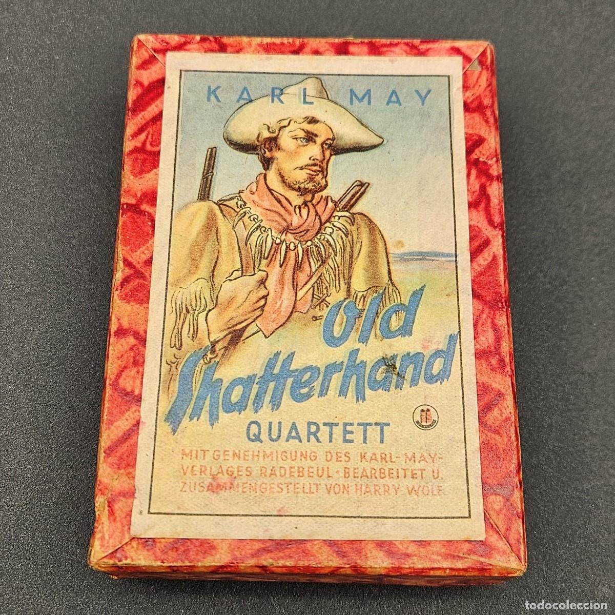 Barajas de cartas: Baraja de &rdquo;Old Shatterhand&rdquo; de Karl May. 1950-1960