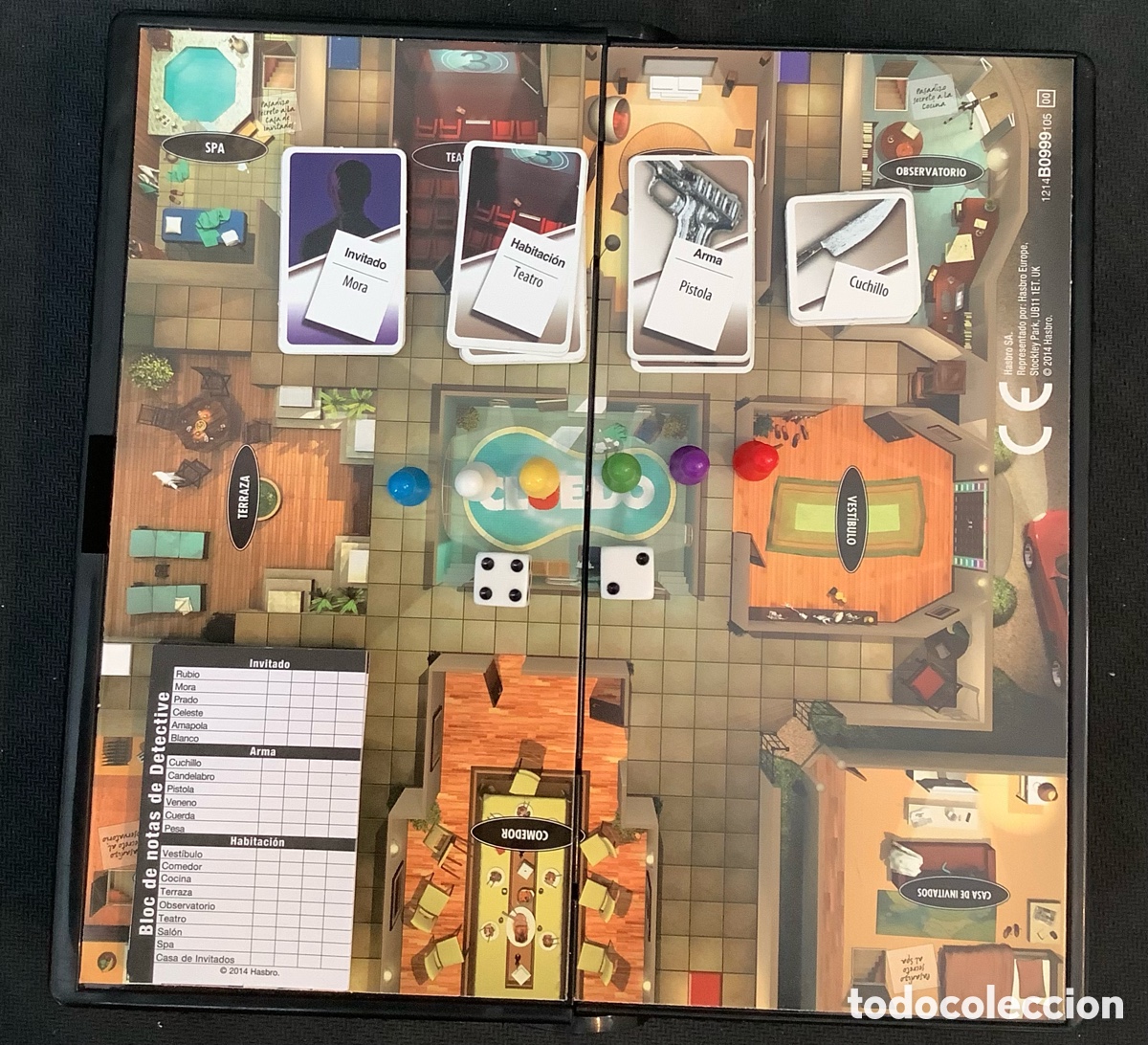 Barajas de cartas: Cluedo, juego de mesa - Foto 1