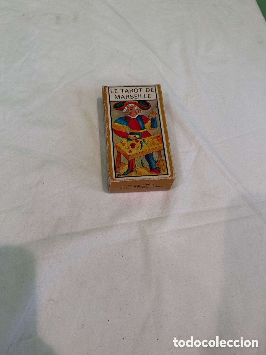 Barajas de cartas: Antigua baraja Tarot de Marsella Heraclio Fournier completa con libro 1983