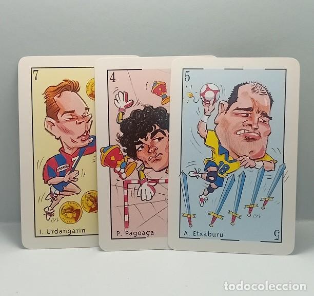 Barajas de cartas: BALONMANO 3 NAIPES HERACLIO FOURNIER 1999 LOS MEJORES DEPORTISTAS GUIPUZCOANOS DE ESTE SIGLO DV