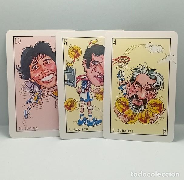 Barajas de cartas: BALONCESTO 3 NAIPES HERACLIO FOURNIER 1999 LOS MEJORES DEPORTISTAS GUIPUZCOANOS DE ESTE SIGLO DV