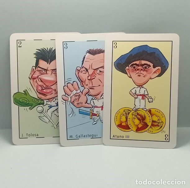 Barajas de cartas: PELOTA VASCA 3 NAIPES HERACLIO FOURNIER 1999 LOS MEJORES DEPORTISTAS GUIPUZCOANOS DE ESTE SIGLO DV