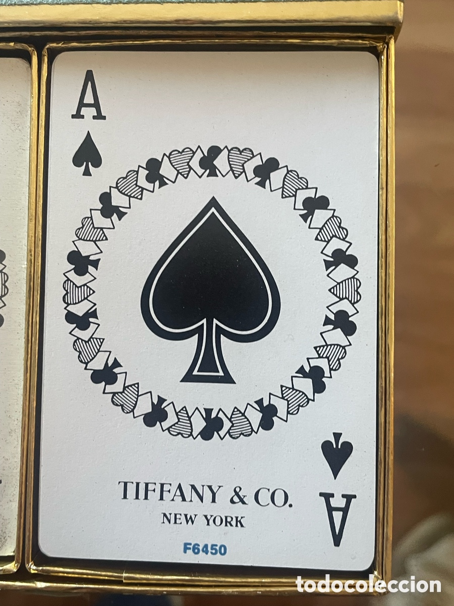 Barajas de cartas: TIFFANY & CO SET DE CARTAS POKER - Foto 2