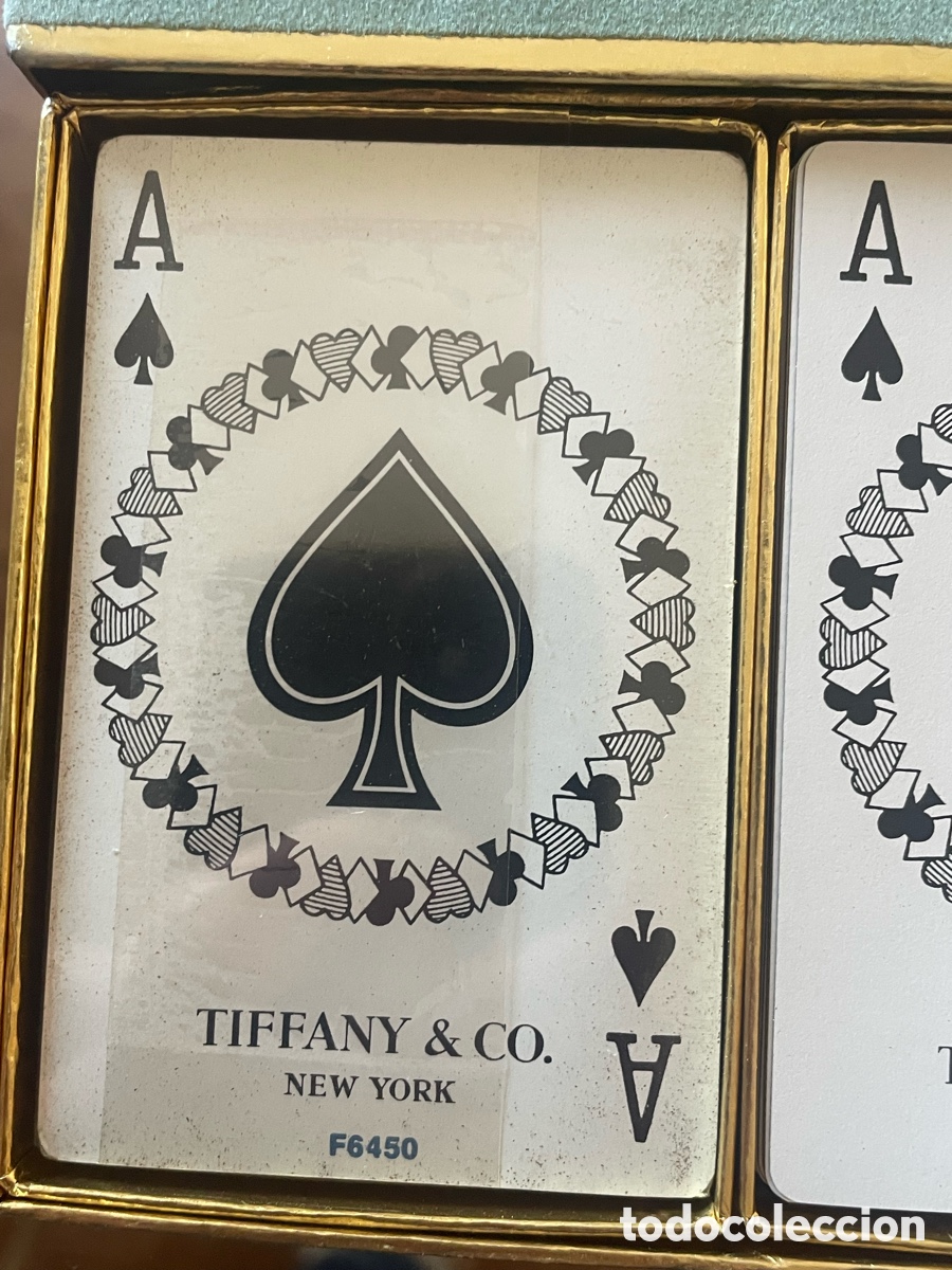 Barajas de cartas: TIFFANY & CO SET DE CARTAS POKER - Foto 3