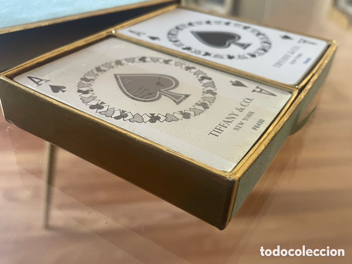Barajas de cartas: TIFFANY & CO SET DE CARTAS POKER - Foto 4