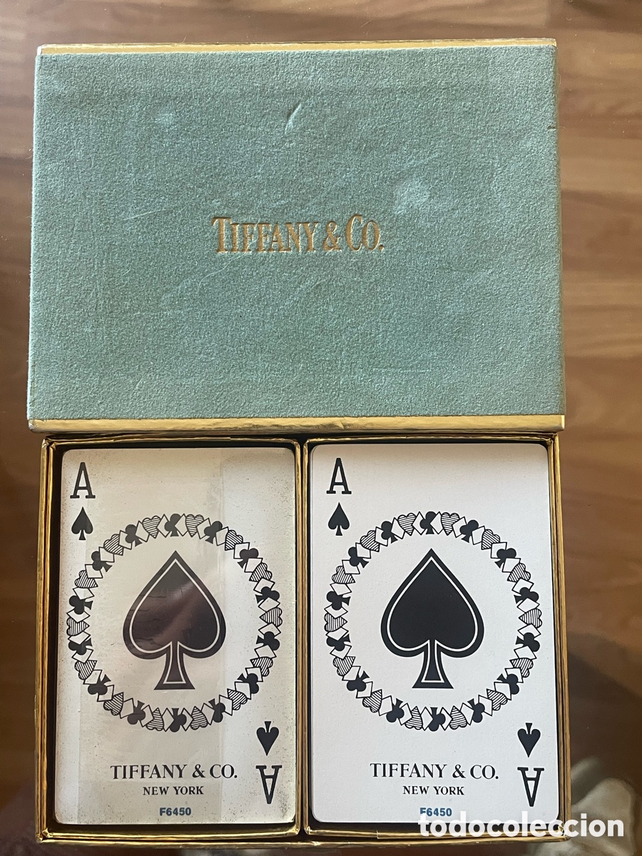 Barajas de cartas: TIFFANY & CO SET DE CARTAS POKER