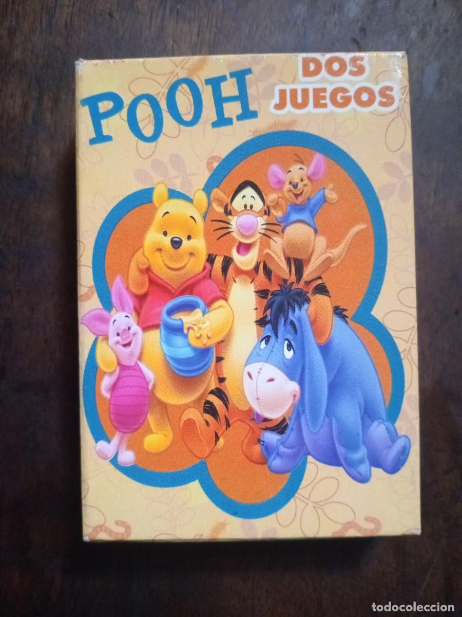 Barajas de cartas: NAIPES POOH - 2 JUEGOS -