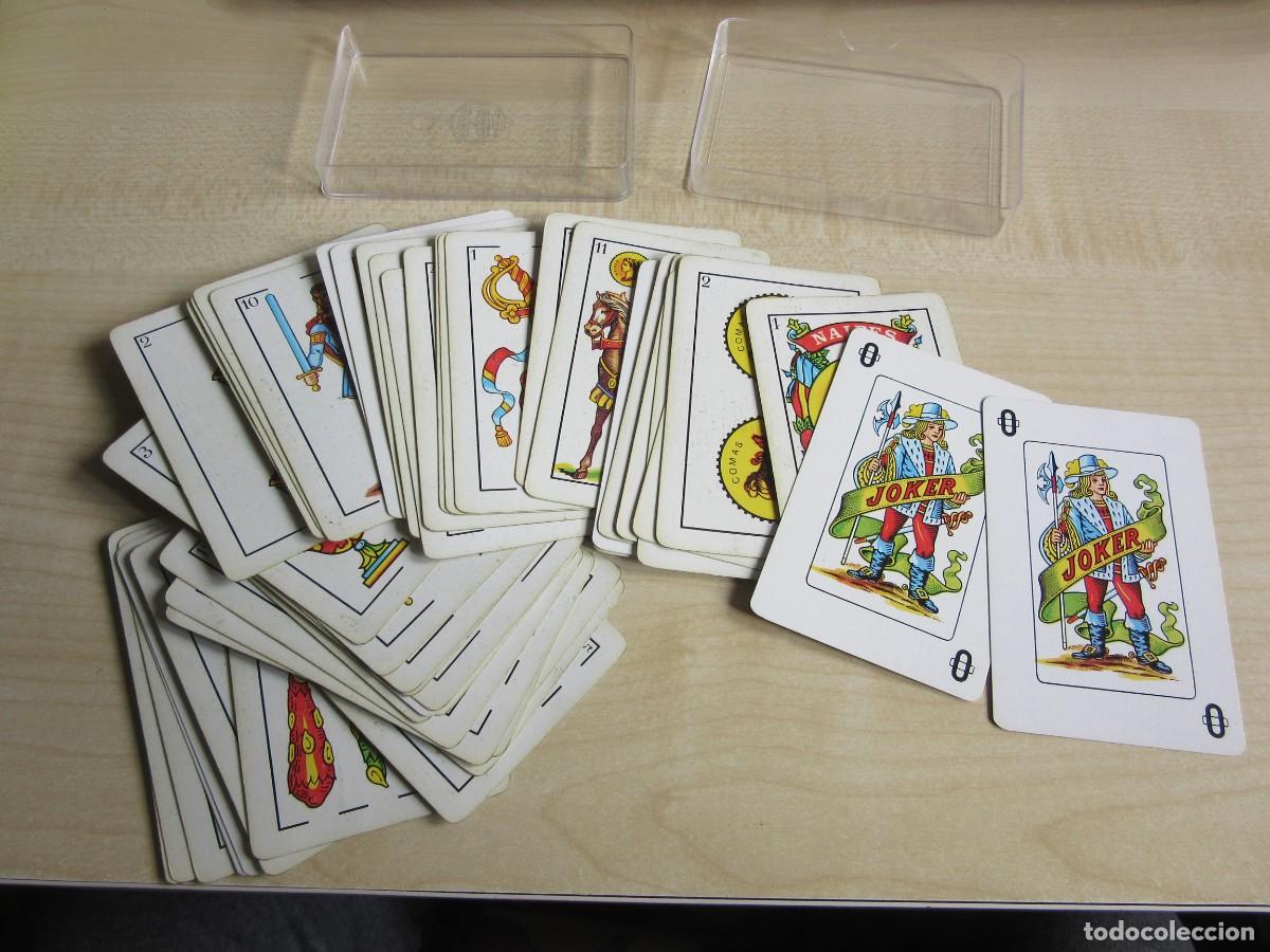 Playing Cards: Baraja espa&ntilde;ola 50 cartas Comas Reverso Publicidad Halaz&oacute;n