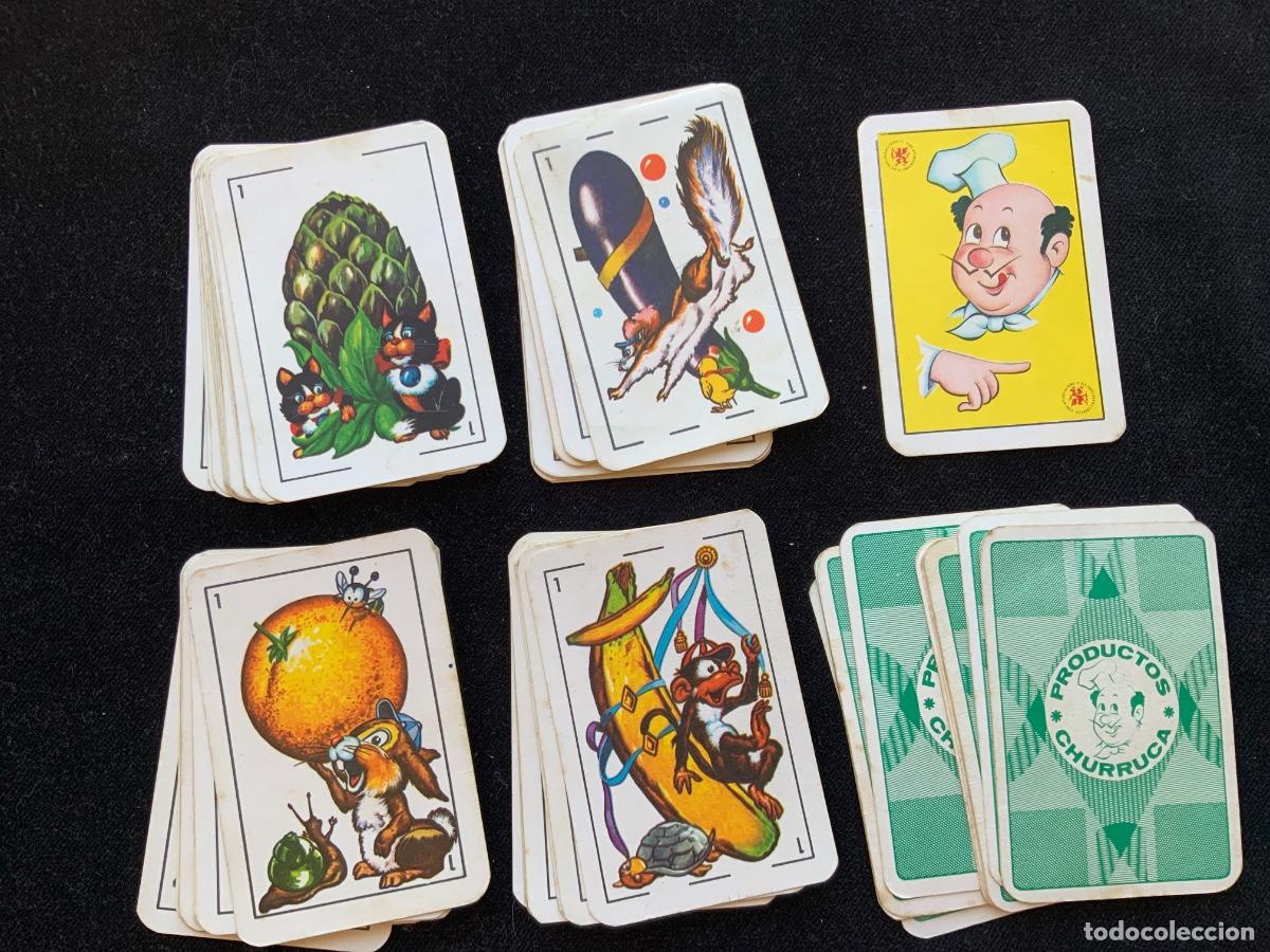 Barajas de cartas: Baraja de cartas churruca, completa, 48 cartas+ comodin+11 de regalo repes, total 60 cartas.