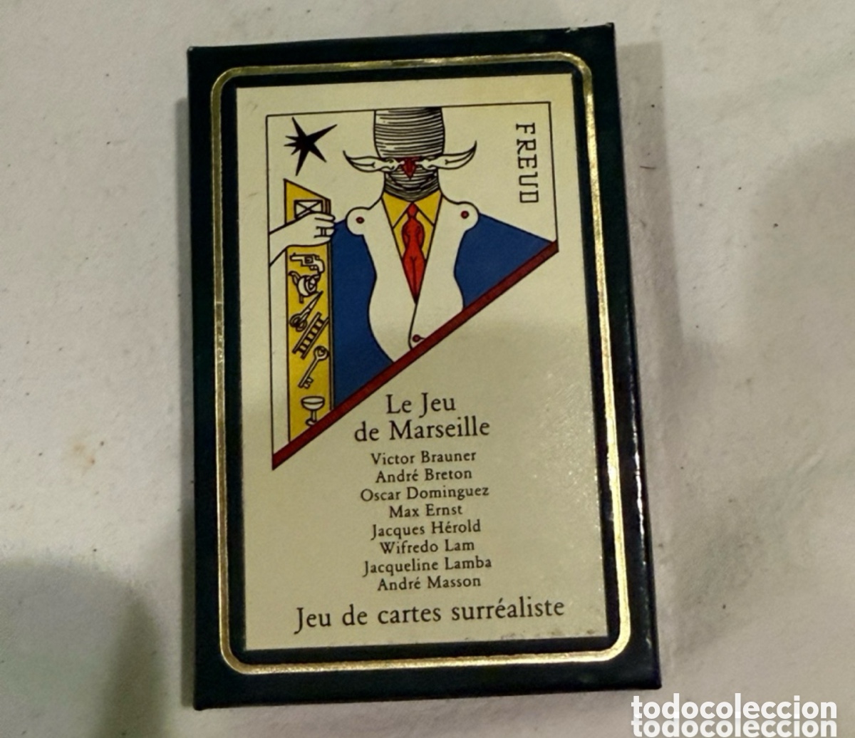 Barajas de cartas: BARAJA, LE JEU DE MARSEILLE. JEU DE CARTES SURR&Eacute;ALISTE. ANDR&Eacute; BRETON. A&Ntilde;O 1983. ESTUCHE ORIGINAL.
