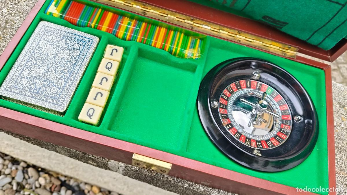 Baralhos de cartas: Malette jeu poker roulette voyage