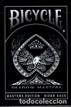 Barajas de cartas: Baraja de cartas de p&oacute;ker Bicycle Shadow Masters