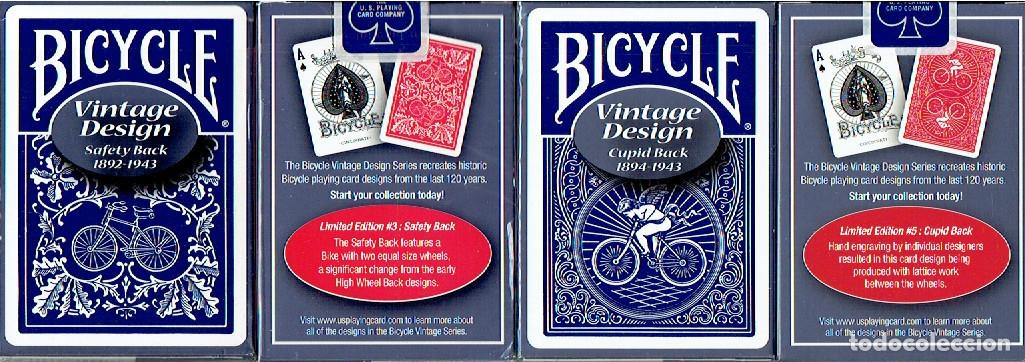 Barajas de cartas: Barajas de p&oacute;ker Bicycle Vintage Design Series (parte dos)