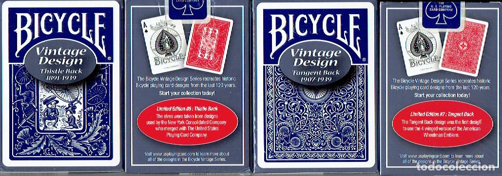 Barajas de cartas: Barajas de p&oacute;ker Bicycle Vintage Design Series (parte tres)