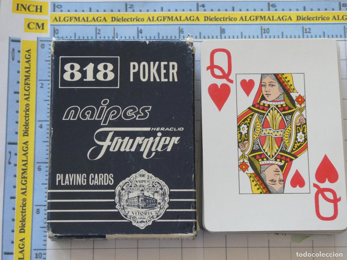 Barajas de cartas: BARAJA DE CARTAS DE P&Oacute;KER. FOURNIER. CL&Aacute;SICO 828 100GR