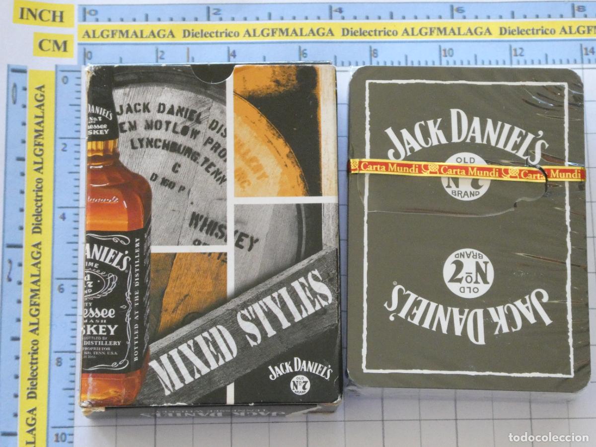 Barajas de cartas: BARAJA DE CARTAS DE POKER. BEBIDAS. WHISKY JACK DANIELS OLD N&ordm; 7. PRECINTADA. 100GR
