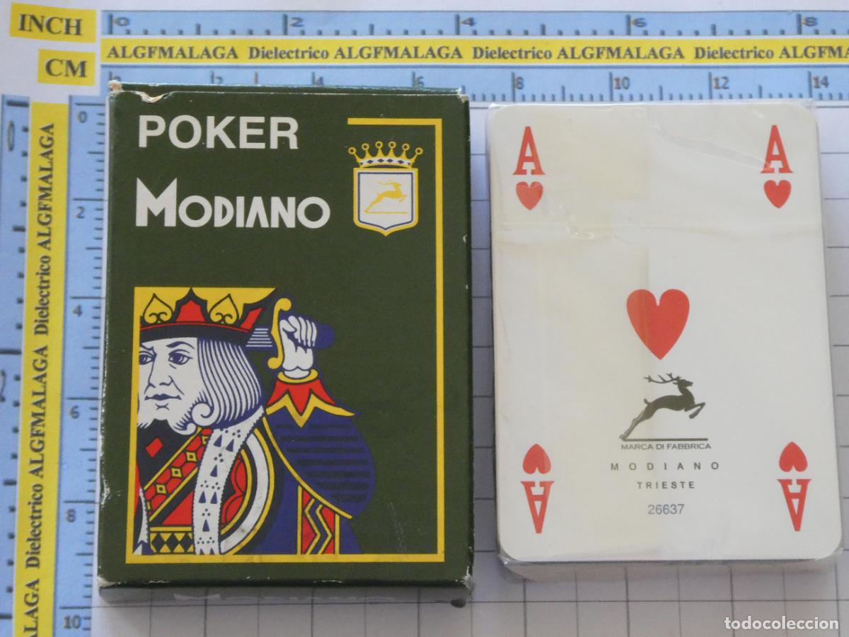 Barajas de cartas: BARAJA DE CARTAS DE POKER. MODIANO ITALIA. PRECINTADA. 110GR