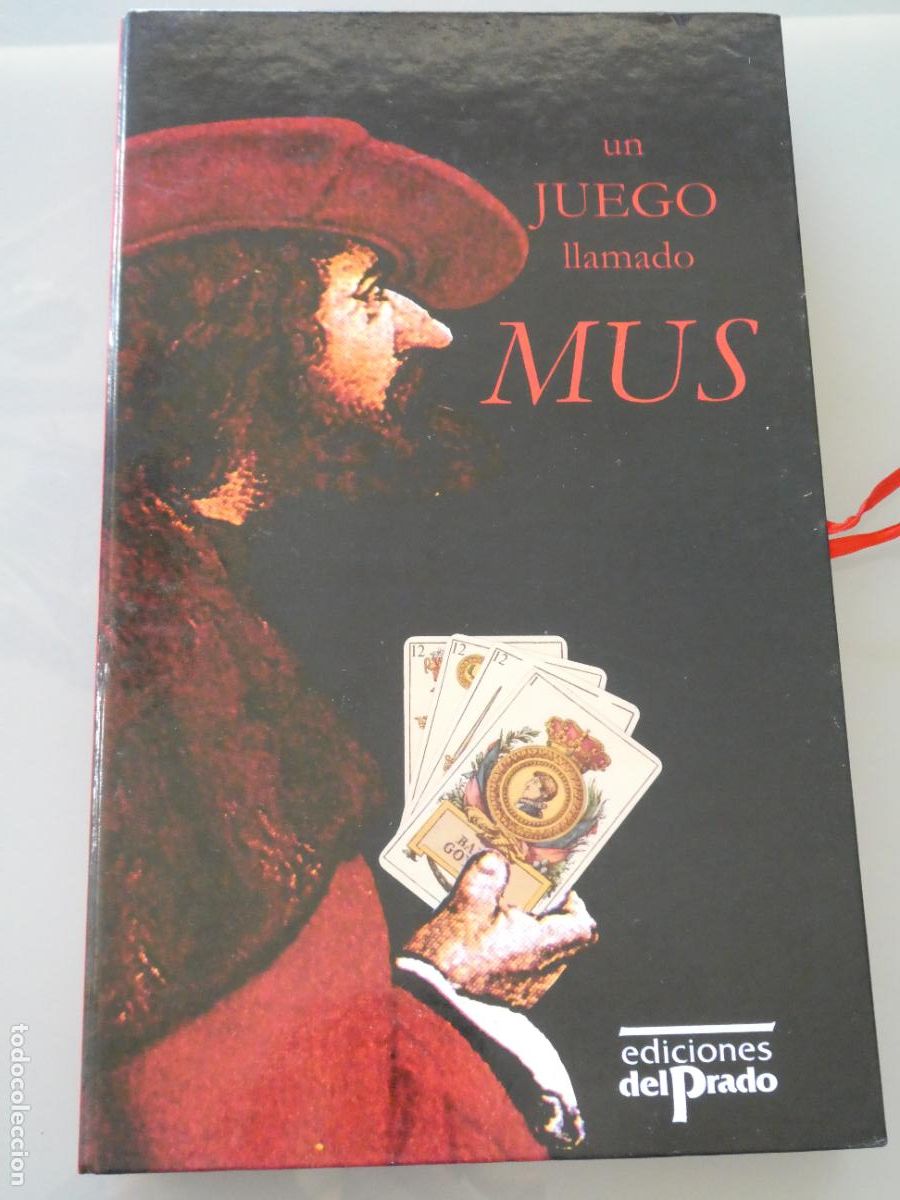 Barajas de cartas: SET UN JUEGO LLAMADO MUS. BARAJA GOYESCA LIBRO TAPETE REGLAS CAJA. FOURNIER. 1,1KG