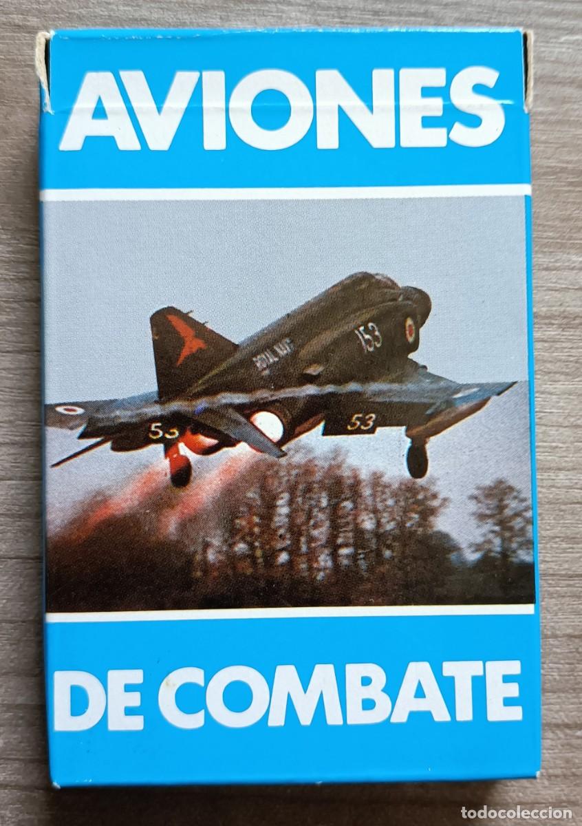 Barajas de cartas: (1) Juego cartas, naipes, baraja infantil Fournier - aviones combate - completa, nueva desprecintada