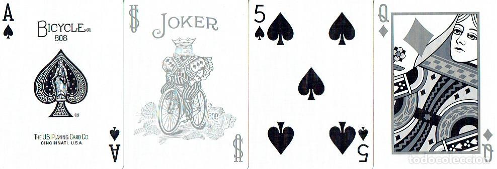 Barajas de cartas: Baraja de p&oacute;ker Bicycle Playing cards (gris plata y negro) Bicycle 1128