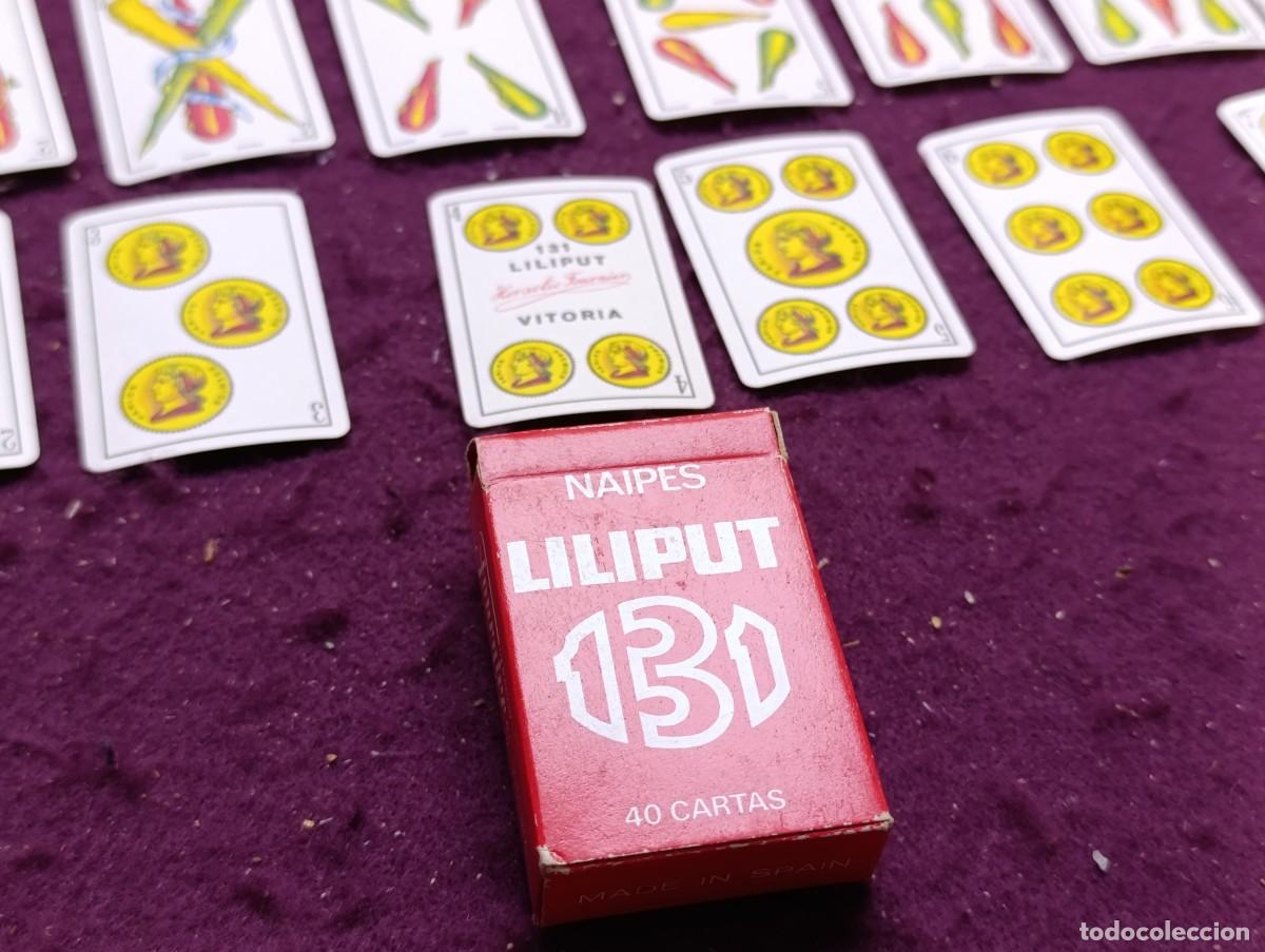 Barajas de cartas: Baraja de cartas espa&ntilde;ola en su estuche, Naipes Liliput, Fournier, completa