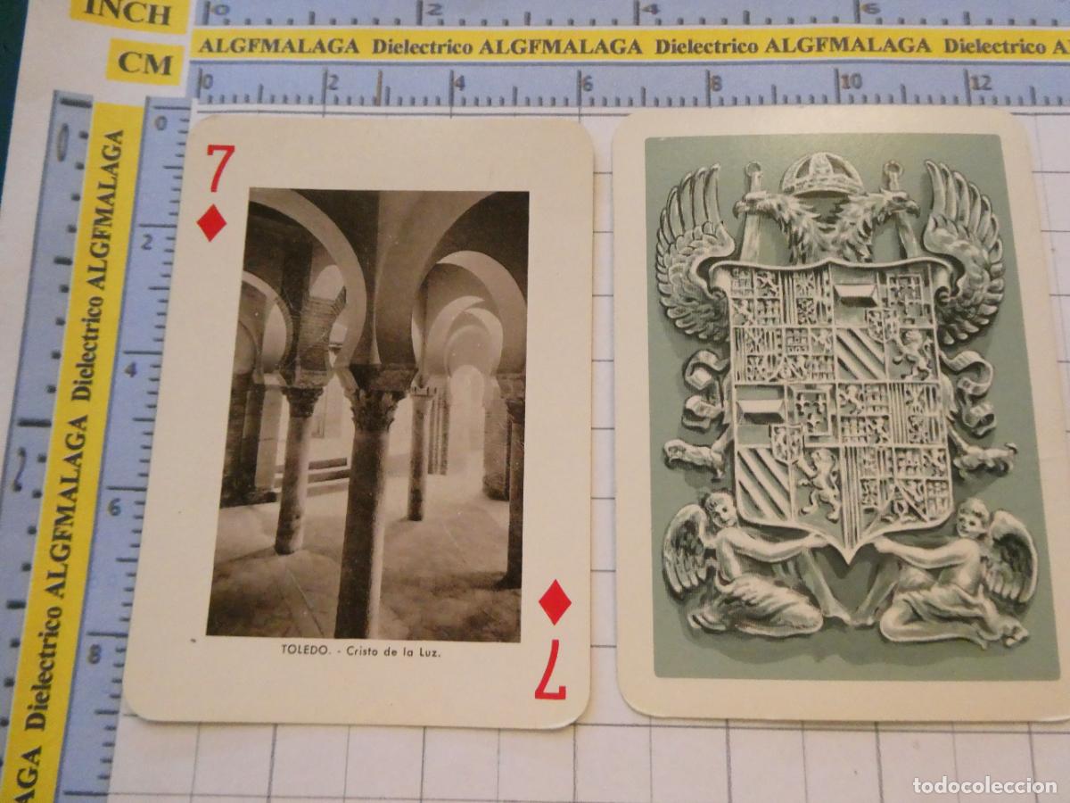 Baralhos de cartas: NAIPE CARTA BARAJA POKER FOURNIER A&Ntilde;O 1959 MONUMENTOS DE ESPA&Ntilde;A. TOLEDO CRISTO DE LA LUZ