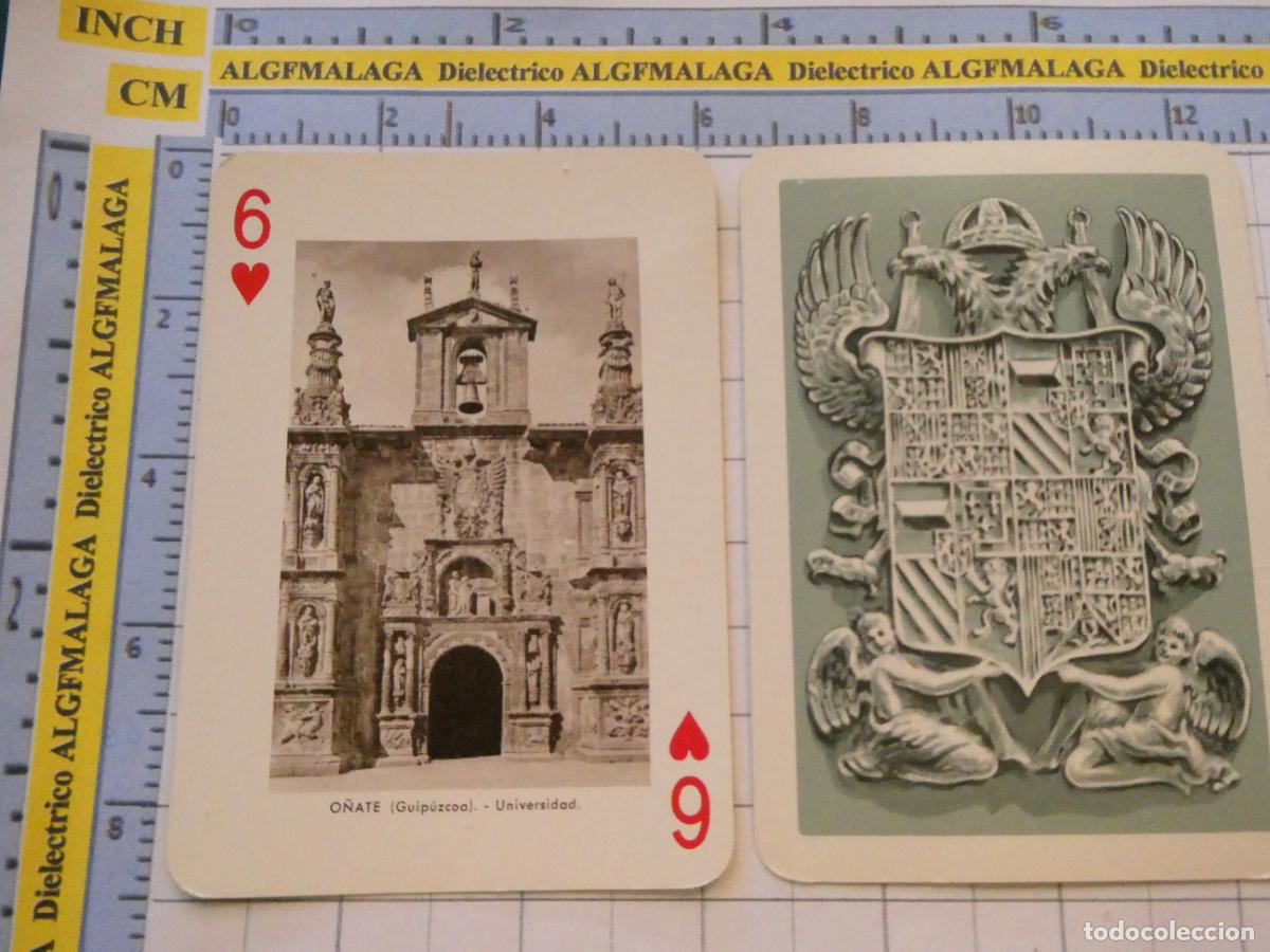 Baralhos de cartas: NAIPE CARTA BARAJA POKER FOURNIER A&Ntilde;O 1959 MONUMENTOS DE ESPA&Ntilde;A. O&Ntilde;ATE GUIP&Uacute;ZCOA UNIVERSIDAD